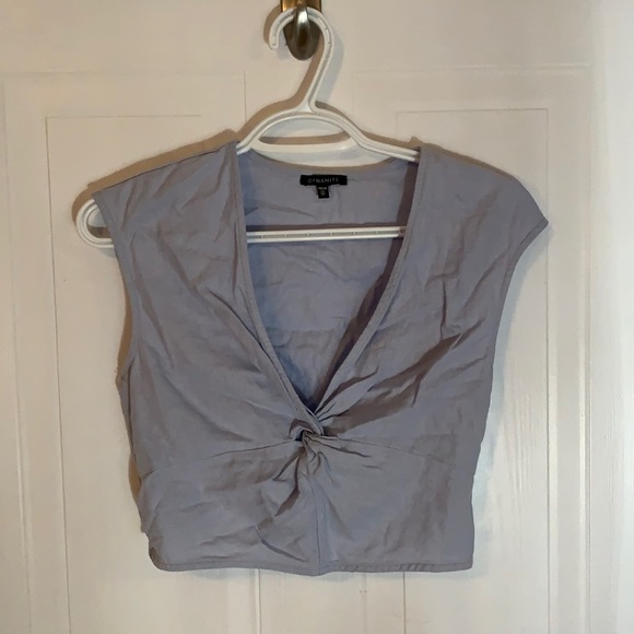 Dynamite xs cute cropped crossover shirt - Picture 1 of 1